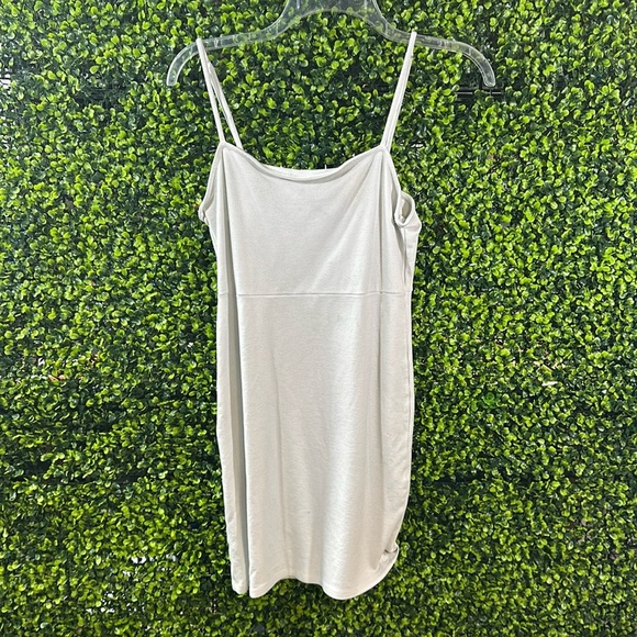 COPY - White Mini Dress with Adjustable Spaghetti Straps by Forever 21 - Size L… - Picture 1 of 8